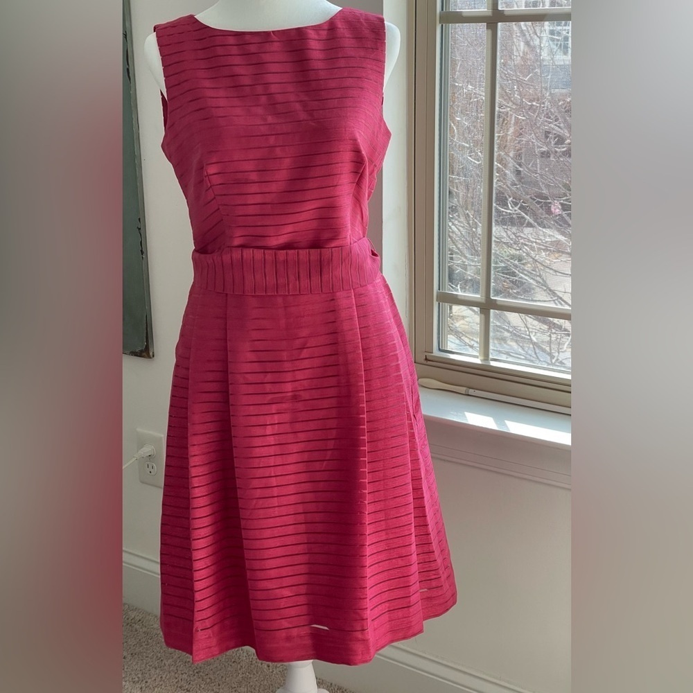 Anne Klein Women's Majenta Tie-Waist Fit & Flare Dress - Size 4 NWT